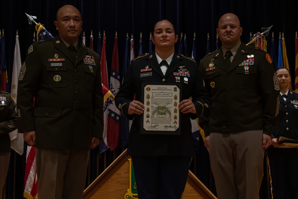 720th Military Police Battalion Noncommissioned Officer induction ceremony