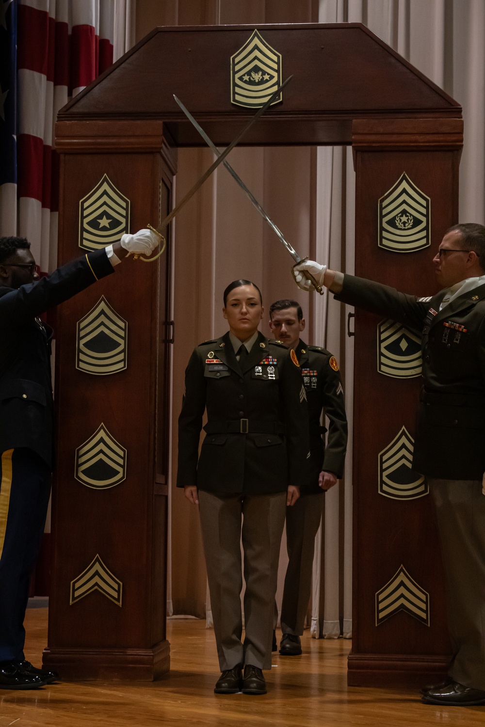 720th Military Police Battalion Noncommissioned Officer induction ceremony