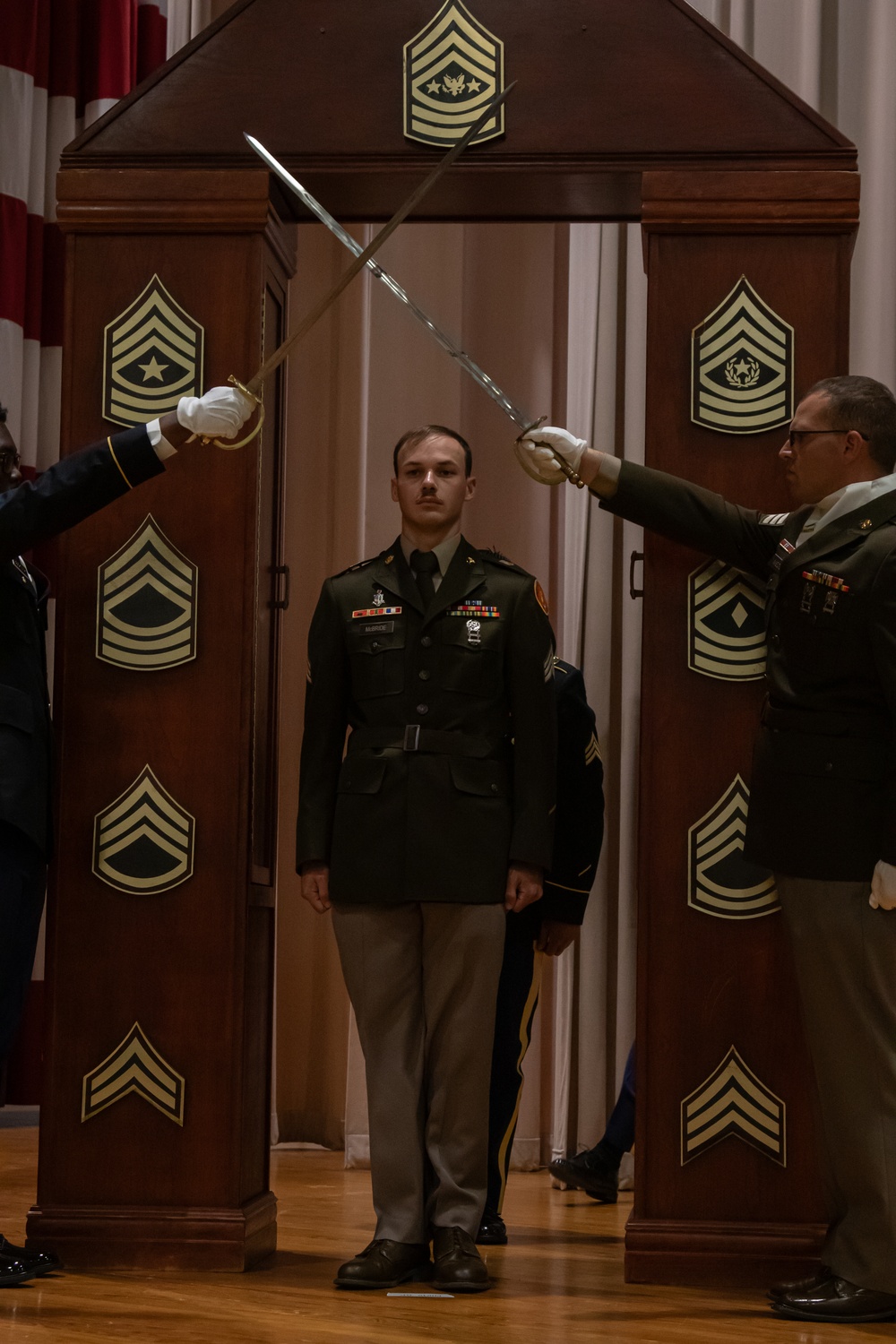 720th Military Police Battalion Noncommissioned Officer induction ceremony