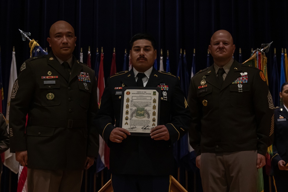 720th Military Police Battalion Noncommissioned Officer induction ceremony