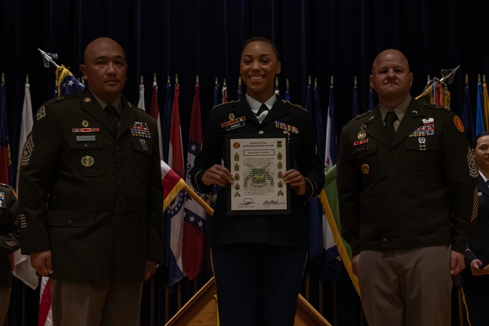 720th Military Police Battalion Noncommissioned Officer induction ceremony