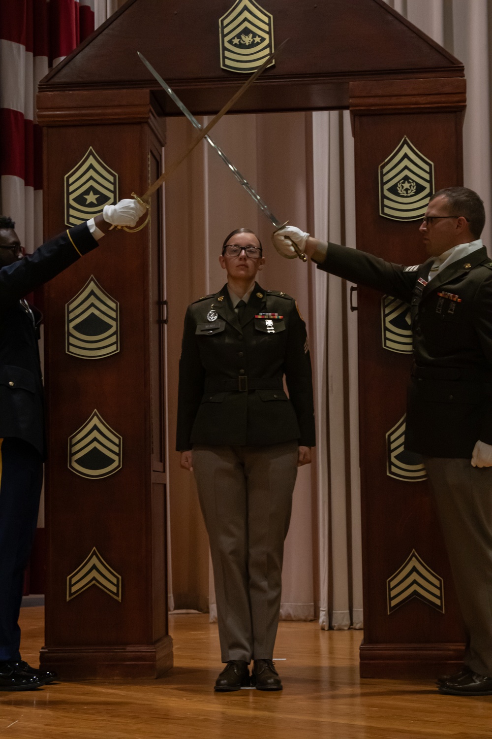 720th Military Police Battalion Noncommissioned Officer induction ceremony