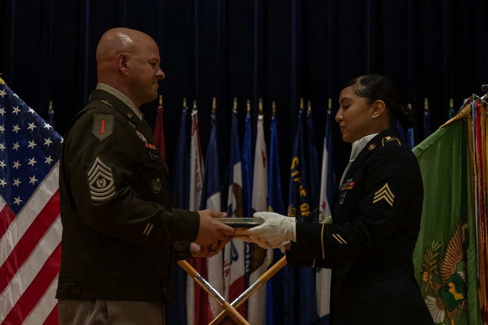 720th Military Police Battalion Noncommissioned Officer induction ceremony