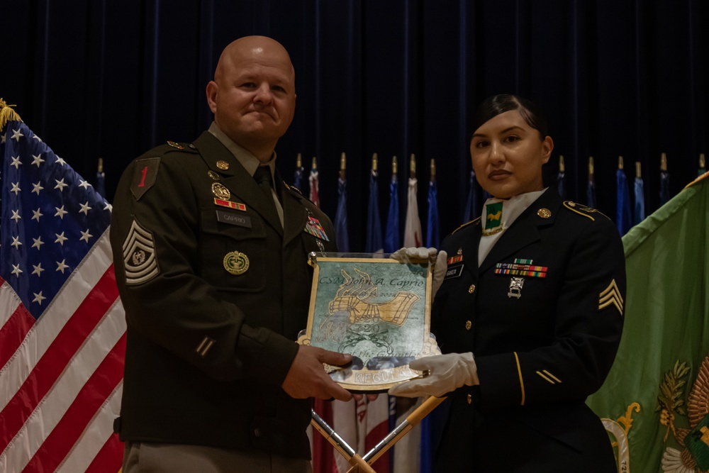 720th Military Police Battalion Noncommissioned Officer induction ceremony