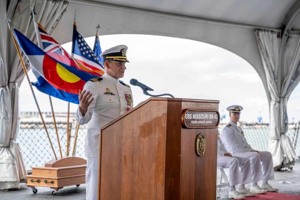 USS Colorado Change of Command