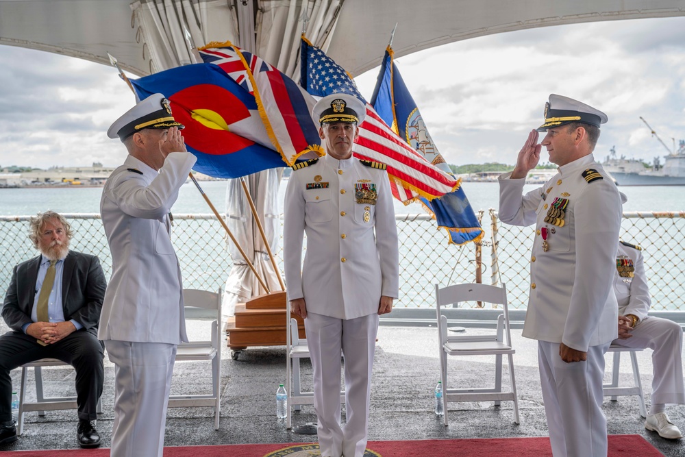 USS Colorado Change of Command