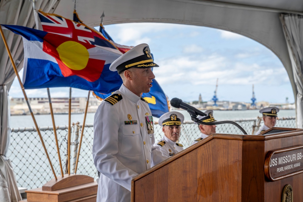 USS Colorado Change of Command