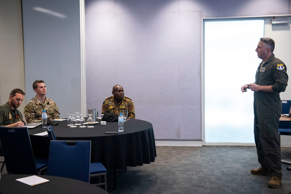 USAF, RAAF,  JASDF and PNGDF conduct TTX and SME exchange during Pacific Angel 24-1