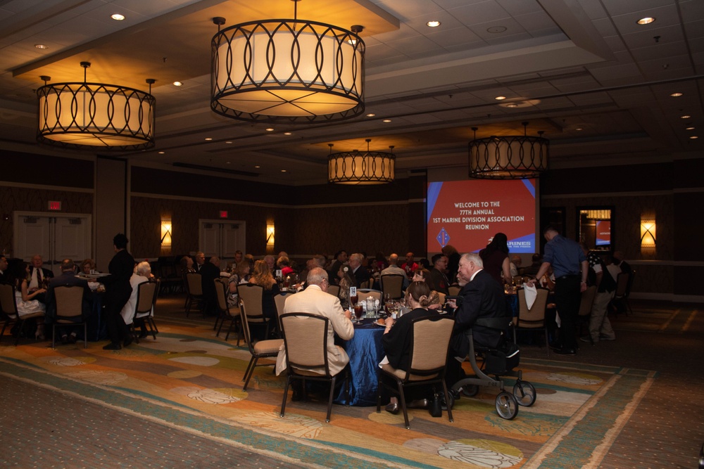 1st MARDIV Association hosts annual reunion banquet