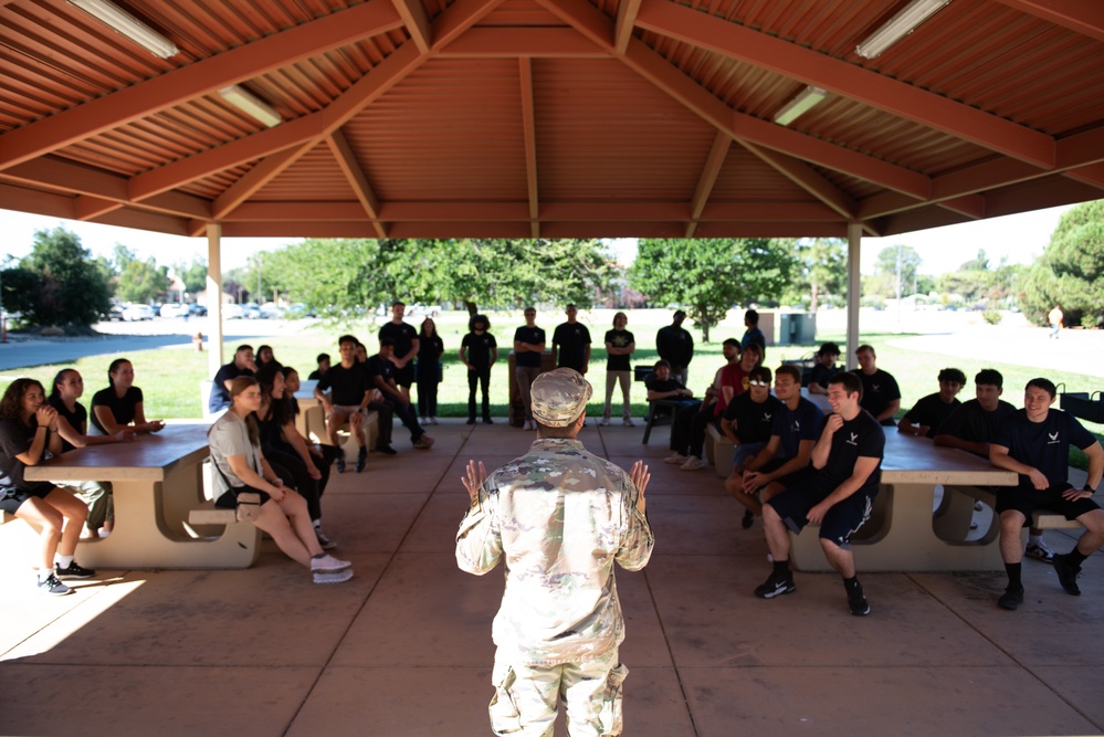 364th RCS tour Travis