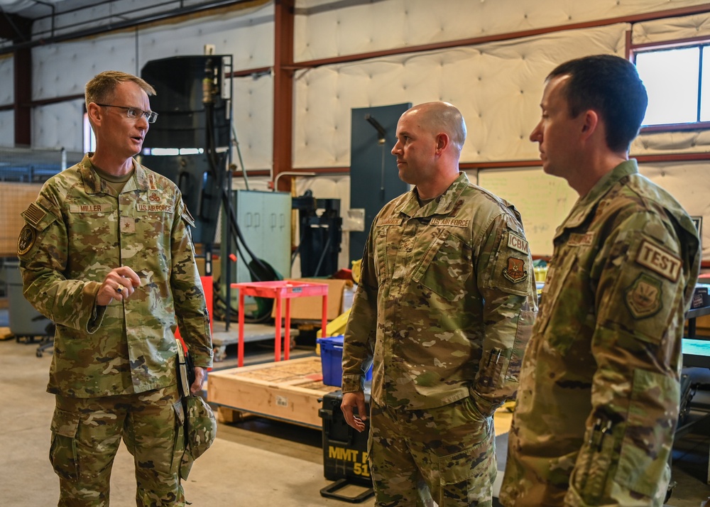 Brig. Gen. David Miller Visits Vandenberg
