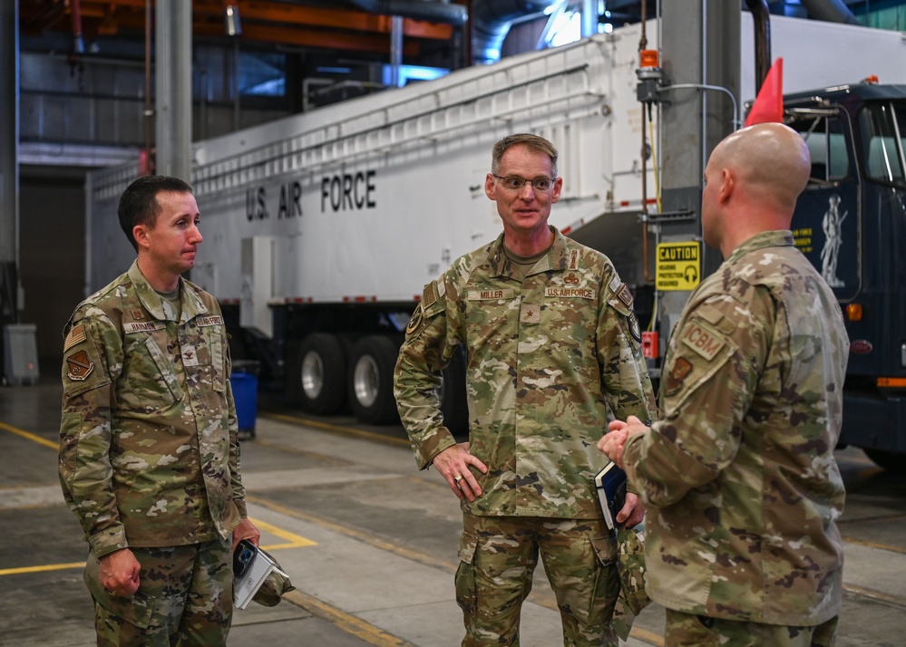 Brig. Gen. David Miller Visits Vandenberg