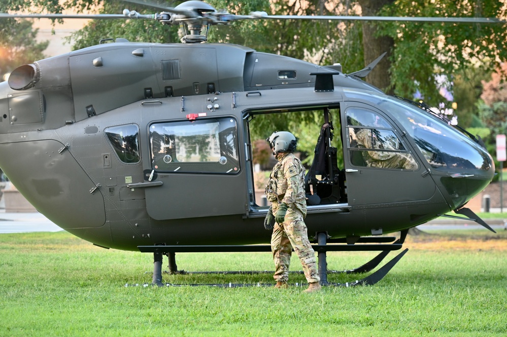 DCARNG Aviation provides Land Component Command (LCC) senior leaders transport