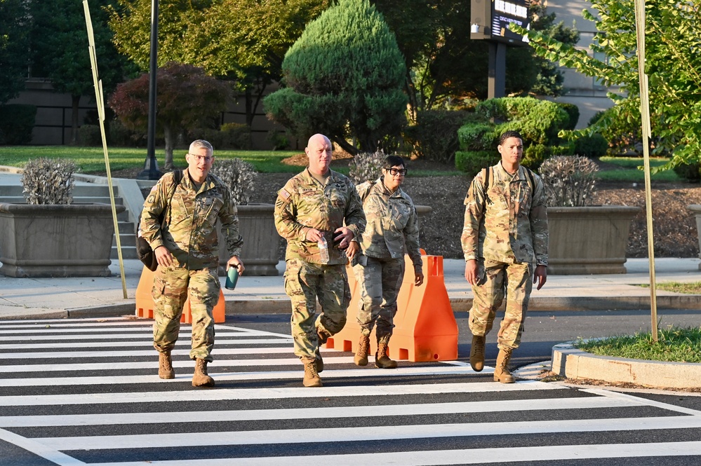 DCARNG Aviation provides Land Component Command (LCC) senior leaders transport