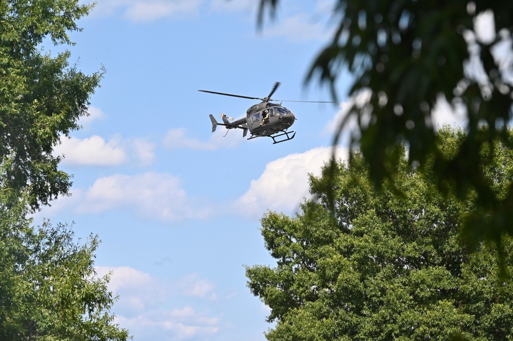DCARNG Aviation provides Land Component Command (LCC) senior leaders transport