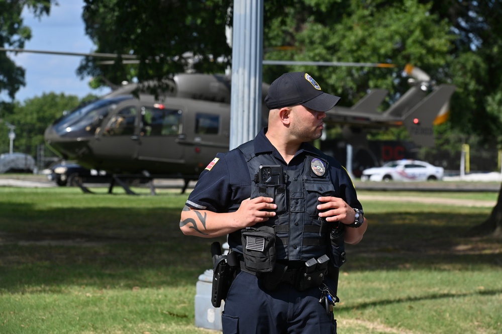 DCARNG Aviation provides Land Component Command (LCC) senior leaders transport