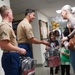 Marines from the Marine Corps Security Force Regiment support Back to School event in Newport News, Virginia