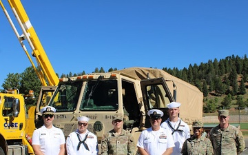 Seabee support Colorado Springs Navy week.