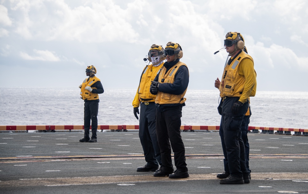 USS America (LHA 6) Conducts F-35B Flight Operations