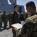 31st MEU corpsman receive Fleet Marine Force pin