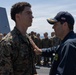 31st MEU corpsman receive Fleet Marine Force pin