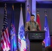 Brig. Gen. Wagh introduces Military Historian during the Joint Leadership Conference in Detroit, Mi.