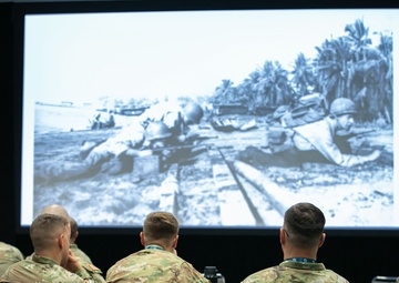 Military Historian Speaks during a Joint Leadership Conference in Detroit