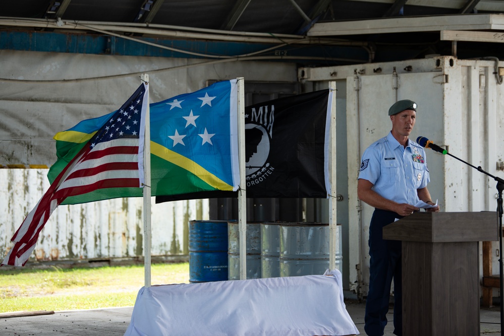 DPAA Hosts Repatriation Ceremony on Guadalcanal