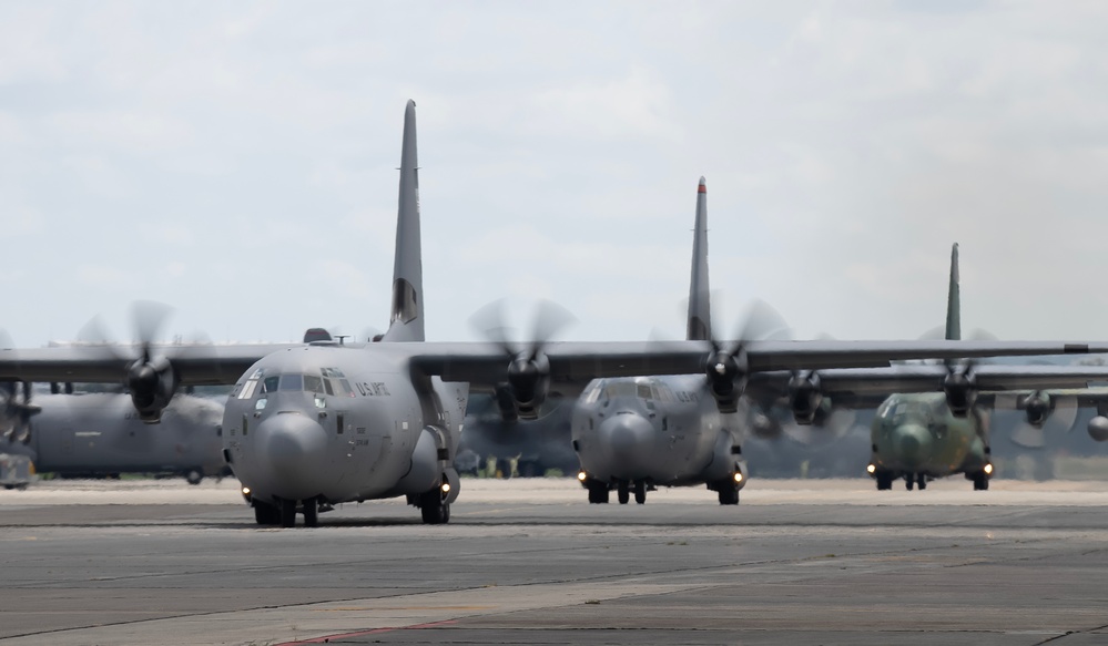 Yokota celebrates 70 years of the C-130 Hercules