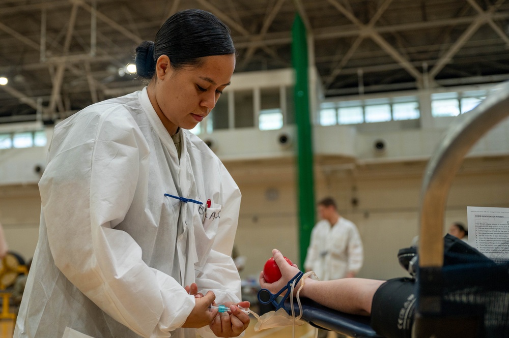 ‘A Positive’ experience: Yokota medics revive mainland blood drive