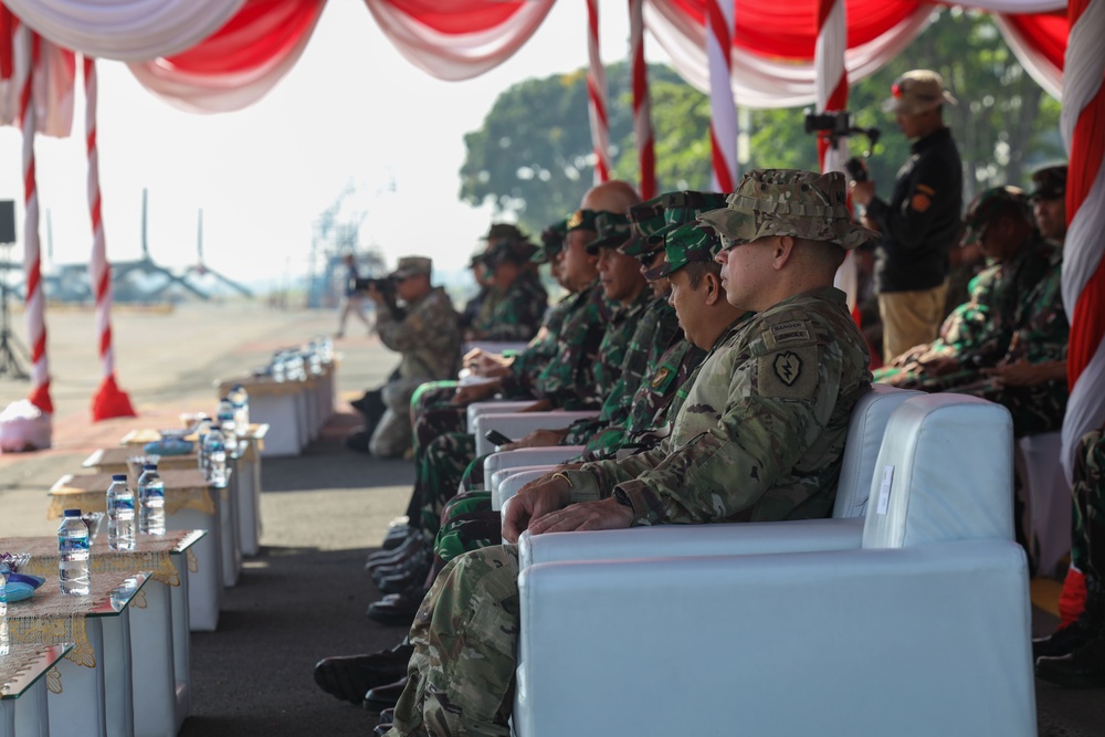 U.S. Marines participate in opening ceremony for Super Garuda Shield 2024