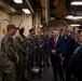 Distinguished Visitors tour USS Emory S. Land