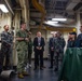 Distinguished Visitors tour USS Emory S. Land