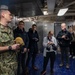 Emory S. Land Hosts Tour for News Teams in HMAS Stirling