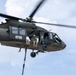 U.S. Army Soldiers conduct sling load training at Camp Bondsteel Kosovo.