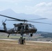 U.S. Army Soldiers conduct sling load training at Camp Bondsteel Kosovo.