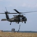 U.S. Army Soldiers conduct sling load training at Camp Bondsteel Kosovo.