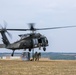 U.S. Army Soldiers conduct sling load training at Camp Bondsteel Kosovo.