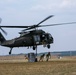 U.S. Army Soldiers conduct sling load training at Camp Bondsteel Kosovo.