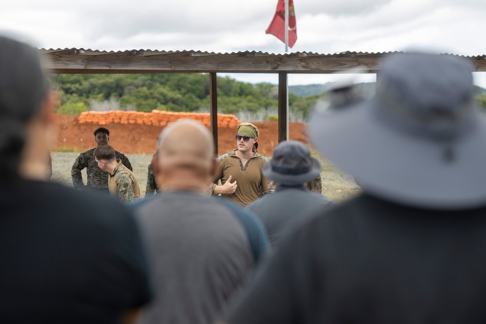 Koa Moana 24: Marines Instruct Palau Police Personnel Through a Live Fire Range