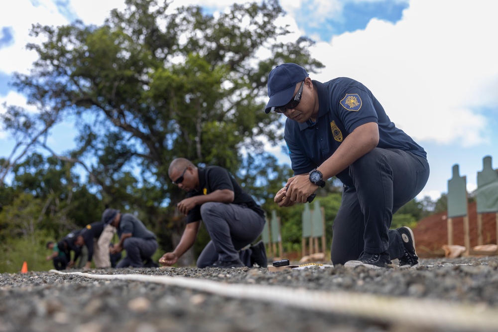 Koa Moana 24: Marines Instruct Palau Police Personnel Through a Live Fire Range