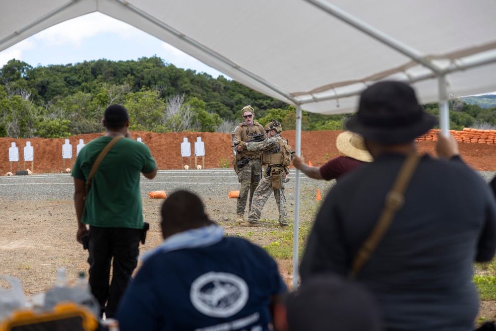 Koa Moana 24: Marines Instruct Palau Police Personnel Through a Live Fire Range