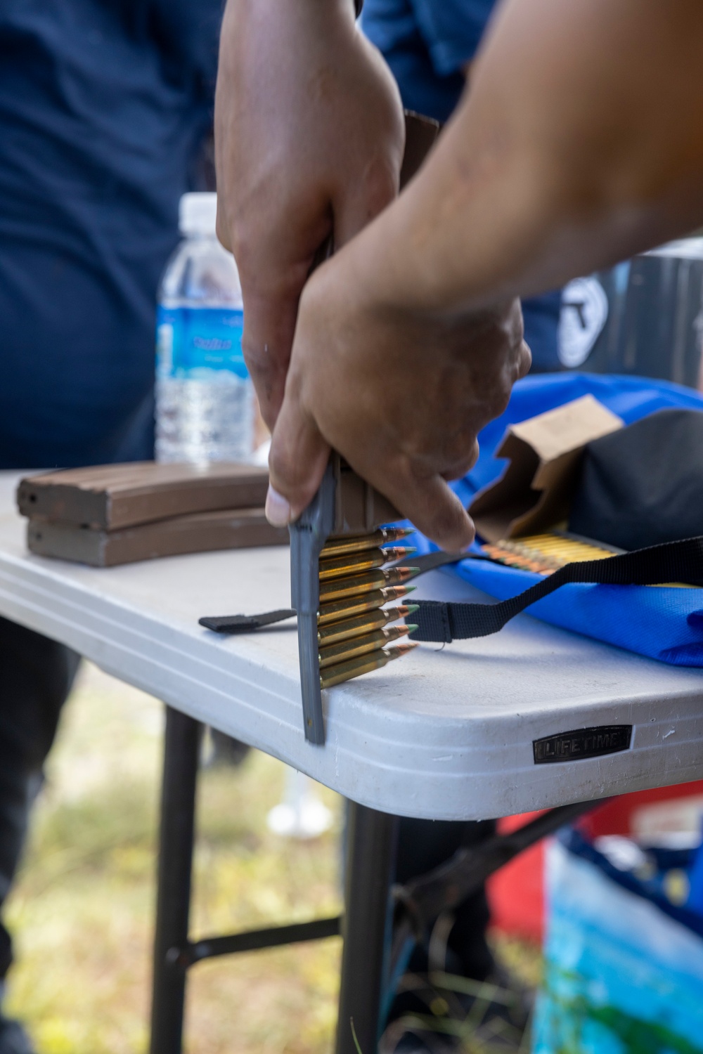 Koa Moana 24: Marines Instruct Palau Police Personnel Through a Live Fire Range