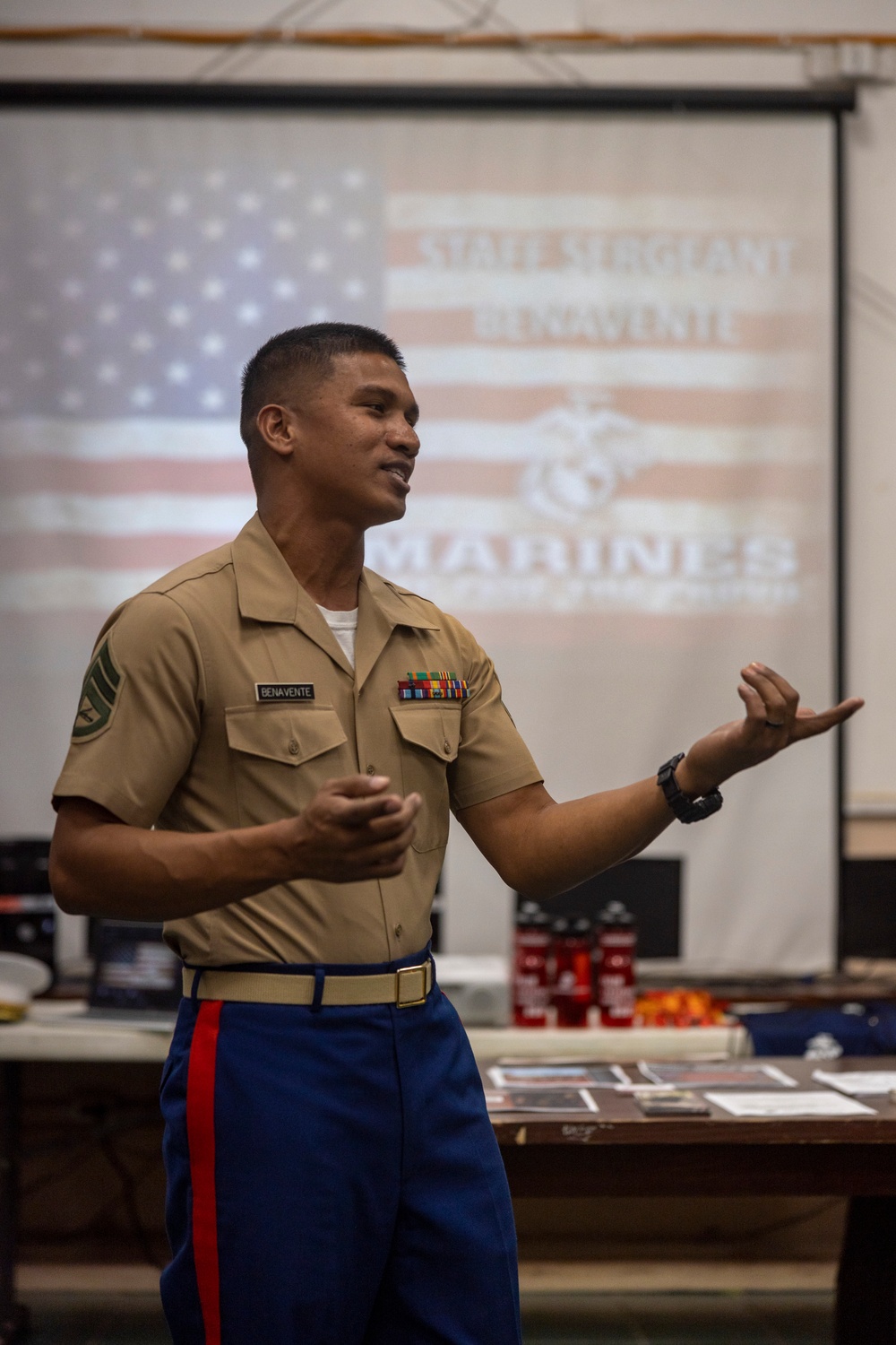 Koa Moana 24: Marine Corps Recruiters Connects with Palau High School Students