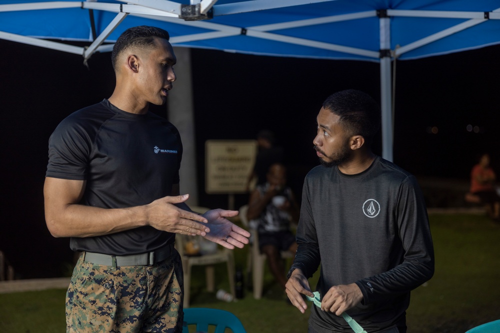 Koa Moana 24: Marines Connect with Palauan Community at Night Market