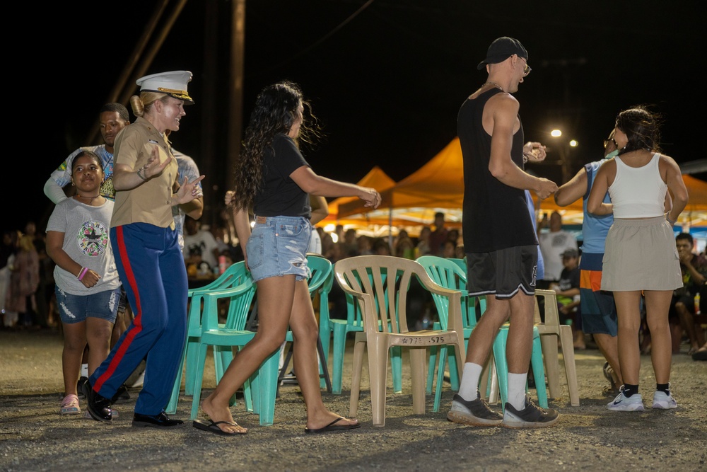 Koa Moana 24: Marines Connect with Palauan Community at Night Market