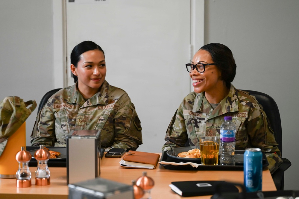 The 100th ARW hosts Command Chief for a Day