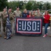 USO truck visits RAF Fairford