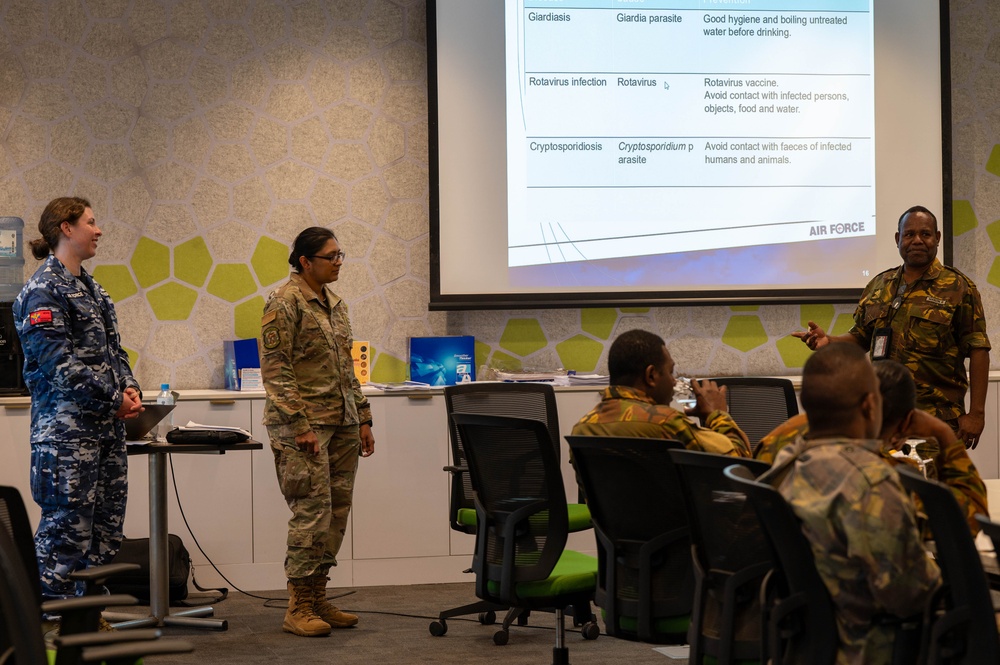 USAF, RAAF and PNGDF conduct public health SME exchange during Pacific Angel 24-1