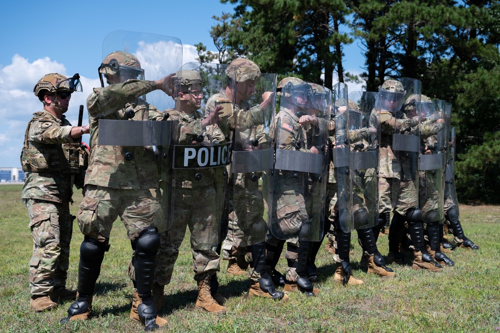 Massachusetts National Guard conducts civil disturbance response exercise